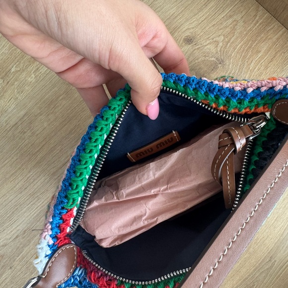 Miu Miu Rainbow Crochet Bag - Picture 5 of 7
